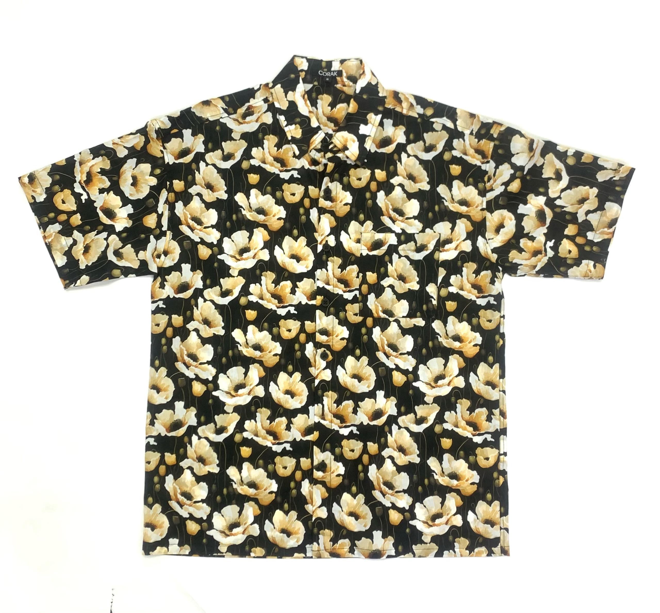 Orange Flower Shirt