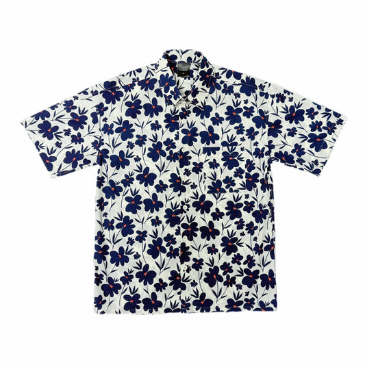Botanical Blue Flower Shirt