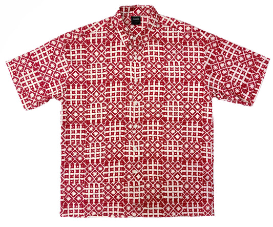 Red Squares Artwork Shirt