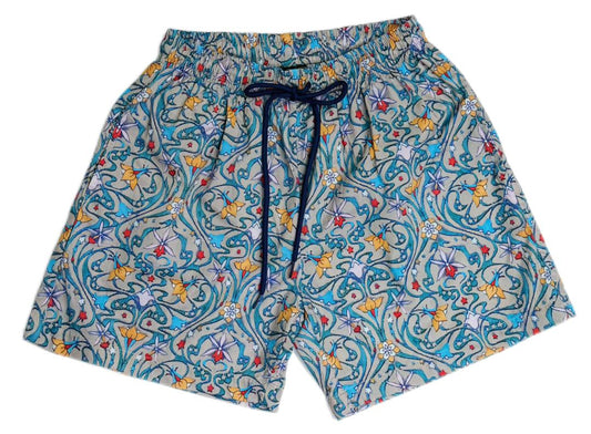 Oriental Floral Shorts