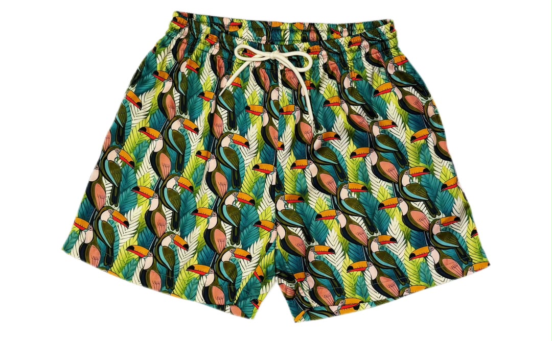 M'Sia Beautiful Hornbill Hawaiian Shirt / Shorts
