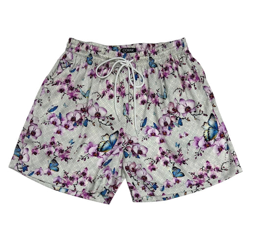 Orchid & Butterfly Shorts