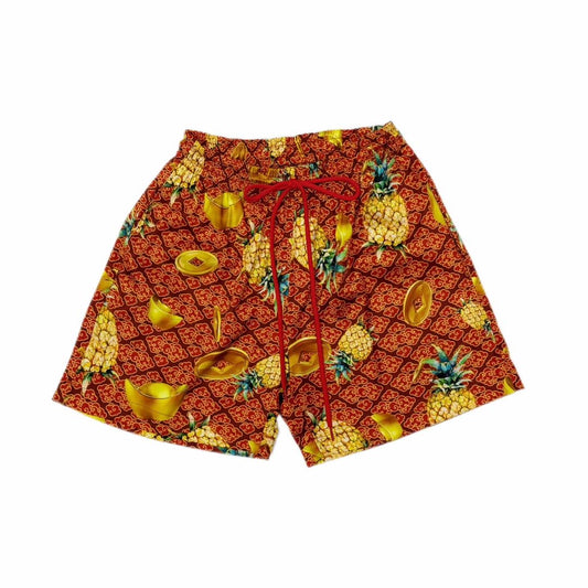 Pineapple & Gold Coins Shorts
