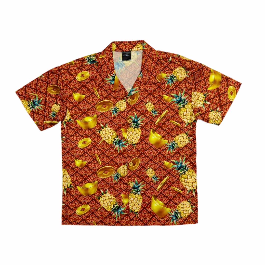 Pineapple & Gold Coins Shirt