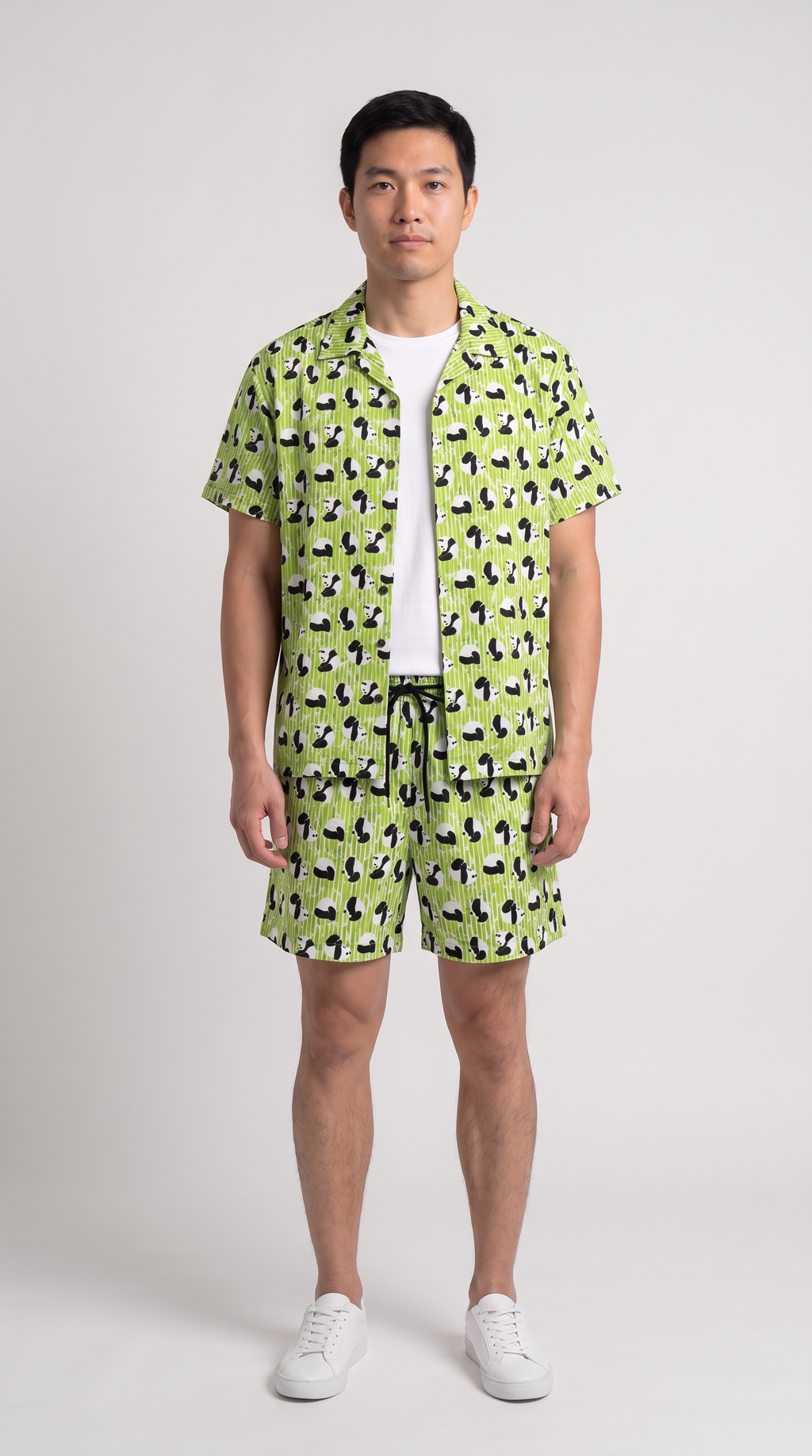 Chinese - Panda Bamboo Hawaiian Shirt / Shorts