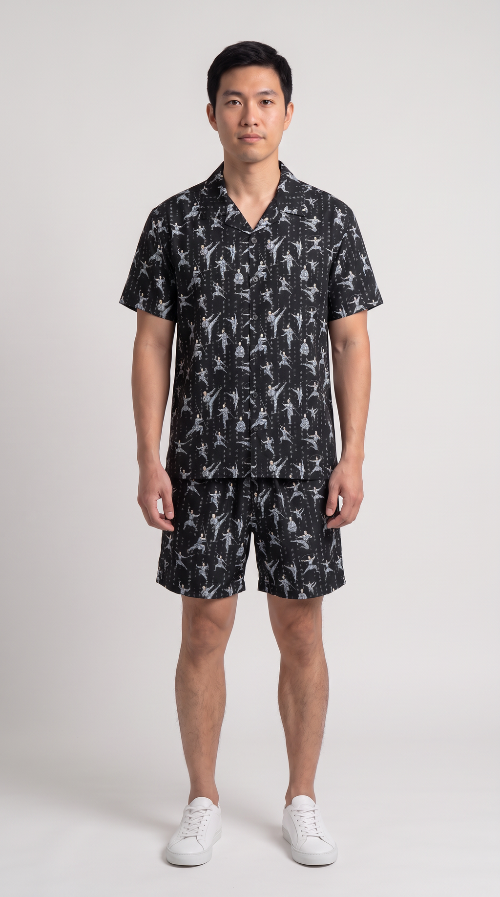 Chinese - Shaolin Monks Hawaiian Shirt / Shorts