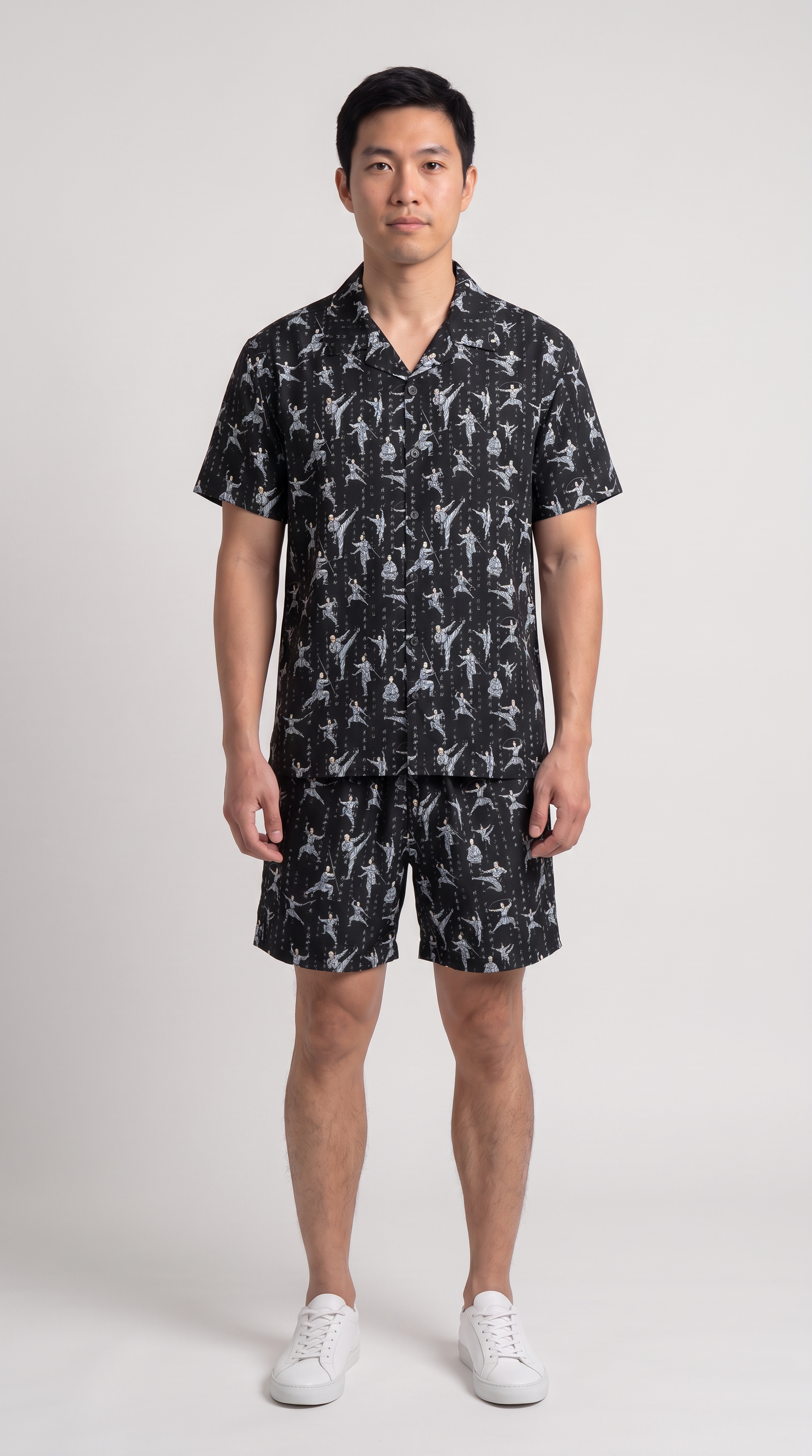 Chinese - Shaolin Monks Hawaiian Shirt / Shorts
