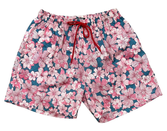 Pink Bunga Raya Shorts
