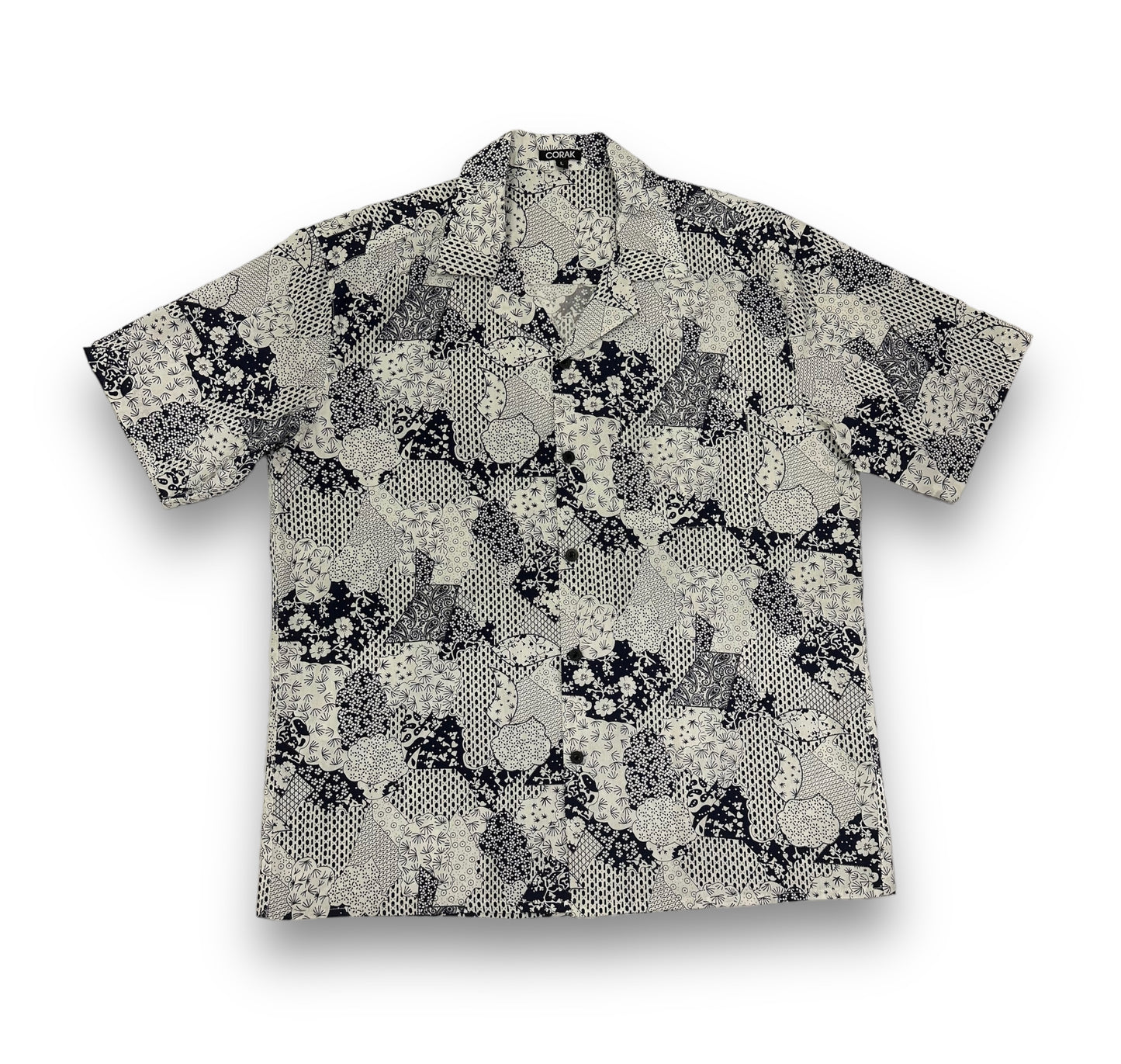 Patches Print Hawaiian Shirt